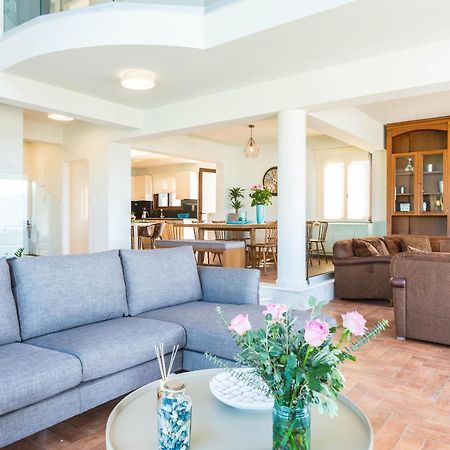 Villa Anemeli - Luxury Pool Villa With Gorgeous Seaview Kissamos Bagian luar foto