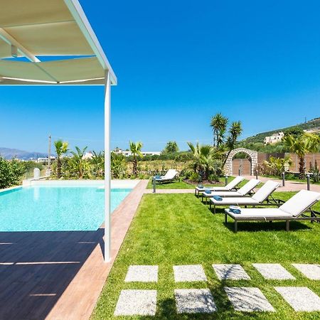 Villa Anemeli - Luxury Pool Villa With Gorgeous Seaview Kissamos Bagian luar foto
