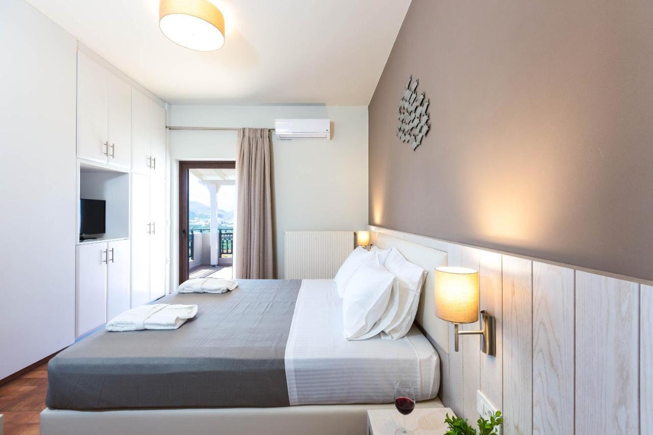 Villa Anemeli - Luxury Pool Villa With Gorgeous Seaview Kissamos Bagian luar foto