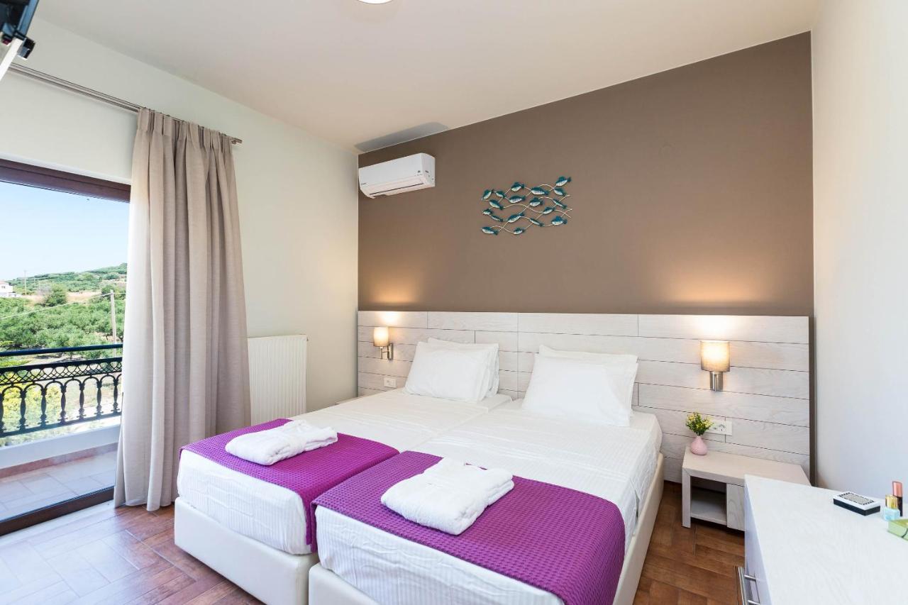 Villa Anemeli - Luxury Pool Villa With Gorgeous Seaview Kissamos Bagian luar foto