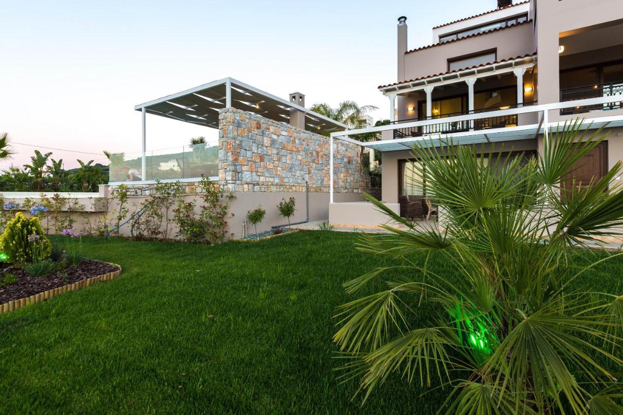 Villa Anemeli - Luxury Pool Villa With Gorgeous Seaview Kissamos Bagian luar foto