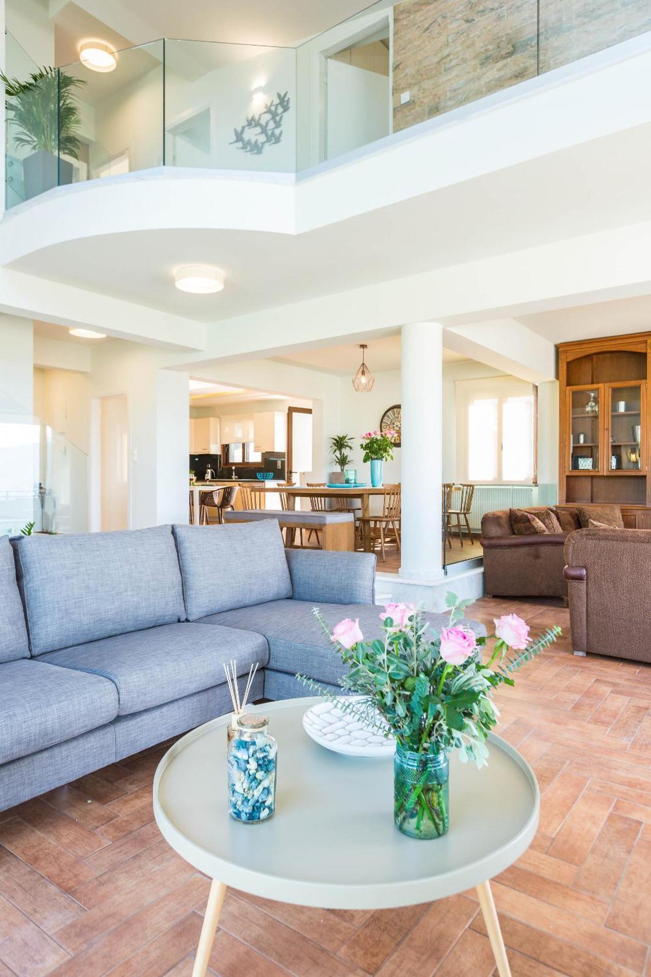 Villa Anemeli - Luxury Pool Villa With Gorgeous Seaview Kissamos Bagian luar foto